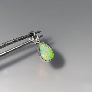 สร้อยคออัญมณีสีรุ้งแบบยูนิเซ็กซ์สำหรับเด็กจี้โอปอลเอธิโอเปียนไฟหลากหลายจี้แฟชั่นวินเทจ - Product Image 2