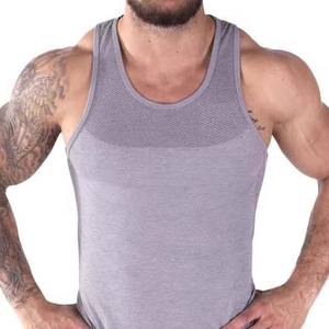 Precio al por mayor, ropa de gimnasio, camisetas sin mangas transpirables ajustadas de verano para hombre, camisetas deportivas de Color personalizado, todas las tallas 2025 - Product Image 2