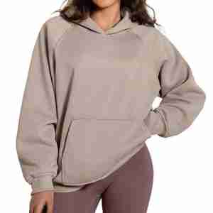 Wholesale Light Weight High Quality Customized Logo Design <b>Women</b> Hoodie With Full Sleeves And Kangaroo Pocket Hoodies For Woman - Product Image 6