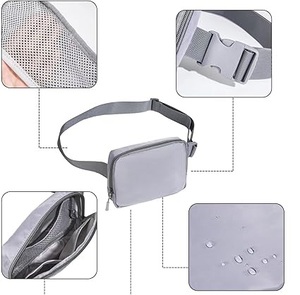 Nueva moda para mujer, riñonera impermeable Lulu, riñonera cruzada con Cremallera de nailon, riñonera para el pecho para mujeres y hombres, riñonera para correr - Product Image 5