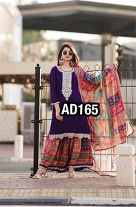 Elegante conjunto de Palazzo con el diseñador Dupatta Traje étnico perfecto para bodas festivas y ocasiones de fiesta - Product Image 3