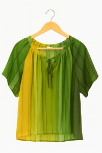 เสื้อแฟชั่นแนวบูติกสำนักงานแบบลำลองเสื้อเบลาส์แขนยาวพิมพ์ลายดาวสีชมพูสำหรับตกแต่งฤดูร้อน - Product Image 5