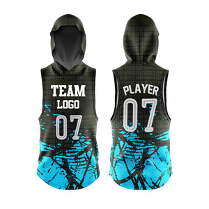 Custom 100% Polyester Heat Transfer Printed <b>Flag</b> Football Jerseys Breathable Plus Size Sleeveless Team Shirts for 7on7 7v7 XL - Product Image 1