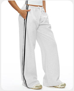 Women Wide Leg <b>Yoga</b> Pants Loose Fit Jogger Sweatpants Elastic Waist Drawstring Casual Sport <b>Trousers</b> - Product Image 5