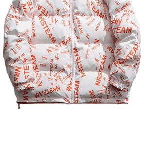 Veste à bulles tissée pour homme de haute qualité 2023 avec logo personnalisé, surdimensionnée, imperméable, coupe-vent, respirante, à capuche, en polyester/nylon - Product Image 4