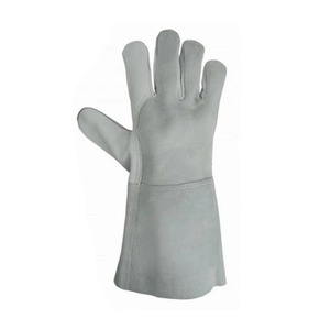Gants de soudage en cuir de qualité supérieure Arrivée Résistance à la chaleur Gants de sécurité raisonnables Résistance à la chaleur Service OEM personnalisé meilleur - Product Image 2