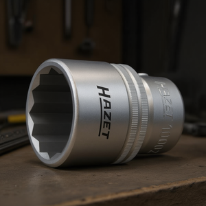 Hazet 3/4'' Short <b>12</b>-<b>Point</b> Metric Square <b>Socket</b> - Product Image 3