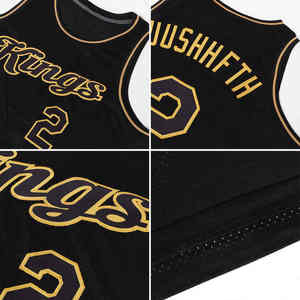 Maillots de basket-ball réversibles par sublimation broderie sur mesure maille de sublimation vierge drôle rétro noir 6Xl maillot de basket-ball - Product Image 6