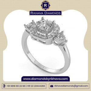 แหวนทอง14K มีสไตล์ของผู้ขายชั้นนำพร้อมเครื่องประดับเพชรธรรมชาติแบบทันสมัยการหมั้น/งานครบรอบของงานปาร์ตี้ราคาสมเหตุสมผล - Product Image 2