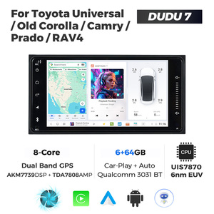 DUDU7 Sistema Android 7870 8-Core Autoradio per <span class=keywords><strong>Toyota</strong></span> Universale 7 Pollici, Vecchia <span class=keywords><strong>Corolla</strong></span>, Camry, Prado, <span class=keywords><strong>RAV4</strong></span> con Car Play e Android AUTO - Product Image 1
