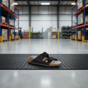 Sandale de sécurité ESD Arizona taille 42 noire en Birko-Flor pour équipement de protection fitness BIRKENSTOCK - Product Image 3