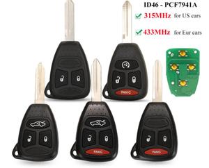 315/433MHz kobdt04a id46 Chip điều khiển từ xa Xe chìa khóa cho Dodge Chrysler Jeep dakota durango sạc 300 Aspen Grand Cherokee - Product Image 4