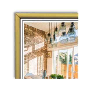 Modern Gold Poster <b>Frame</b> 30.5 X 91.5cm Square Metal <b>Photo</b> Display for Home Decor <b>A2</b>/A4/16x20 Sizes Available - Product Image 4