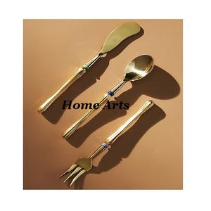 Ensemble de couverts de dernière génération, couleur argentée, qualité supérieure, acier inoxydable, fourchette, cuillère, couteau, au prix le plus bas - Product Image 5