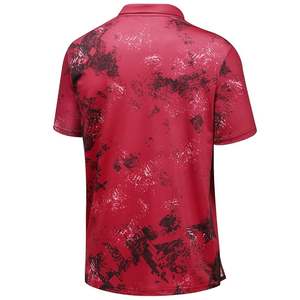 T-shirt polo à manches courtes de coupe classique pour homme 100% coton avec motif lapin fantôme Tissu tricoté - Product Image 2