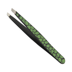 Pinzas de belleza personalizadas para cejas, depilación, punta inclinada para volumen, hilo facial, pinzas personalizadas con logotipo privado aceptado - Product Image 5