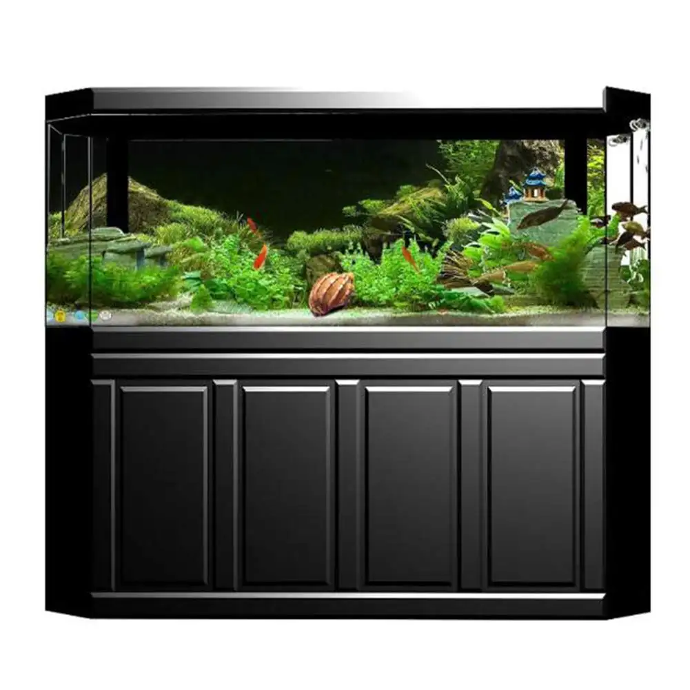 Relaxlines Customized Aquarium Decor drawings Double Single Side Fish Tank Decorative Nature Imitating Aquarium Background