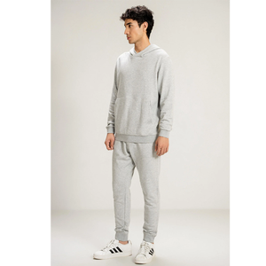 Survêtement thermique d'hiver pour homme, 100% coton, haute qualité, logo personnalisé, impression par transfert thermique, options grandes tailles - Product Image 3