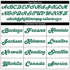 Maillot de football blanc et vert personnalisé avec nom d'équipe personnalisé et nom de joueur avec double zéro gras - Product Image 5