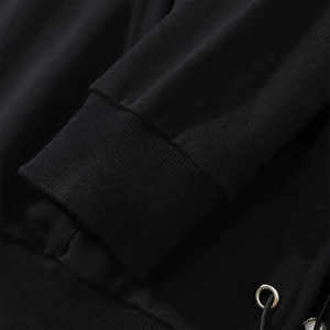 Sweat-shirts d'hiver pour hommes, pull à strass, molleton coton/polyester, coupe classique, impression logo personnalisé, grammage lourd - Product Image 5