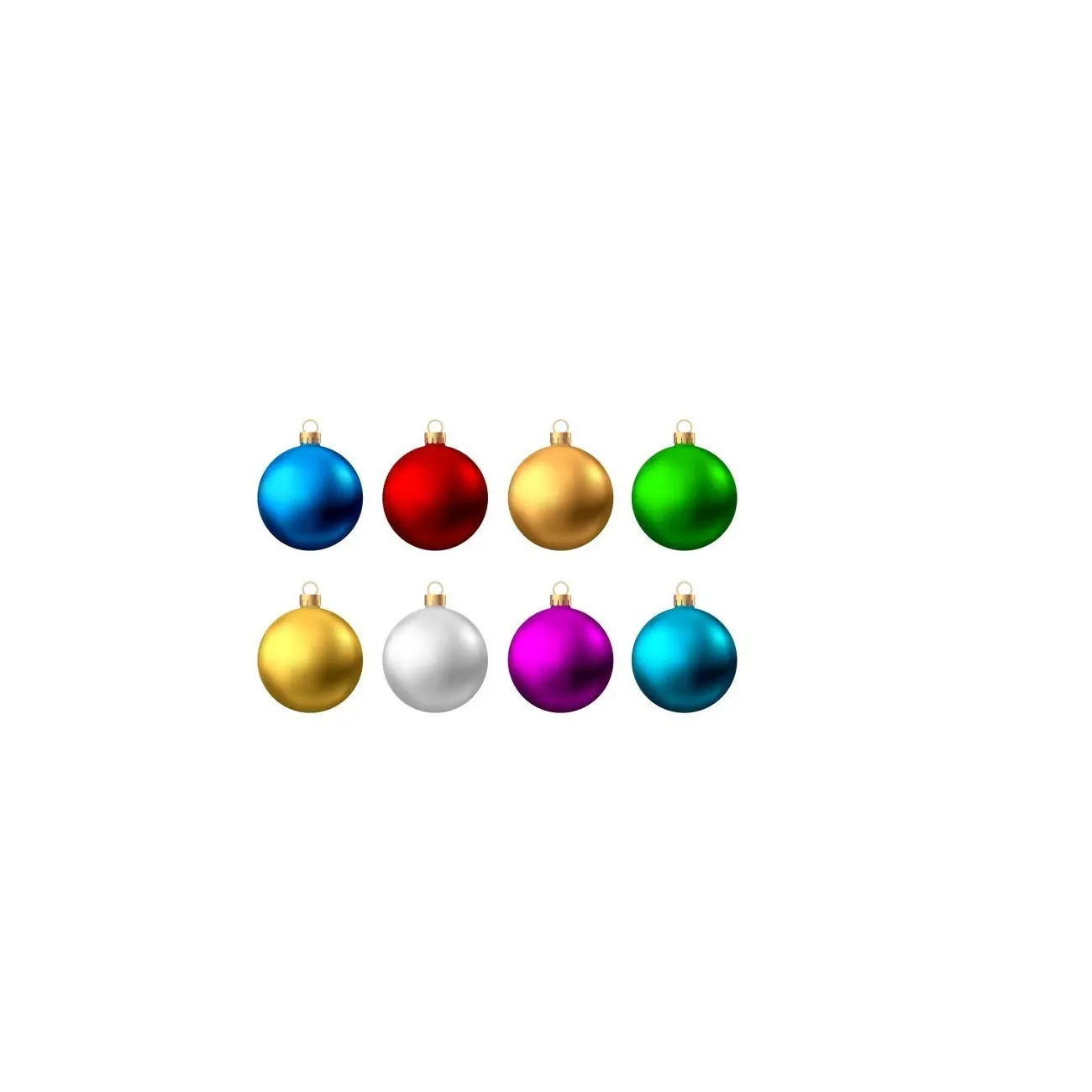 रंगीन डिजाइन क्रिसमस के गहने गेंद क्रिसमस की सजावट क्रिसमस फांसी Baubles अनुकूलित डिजाइन उपलब्ध के लिए