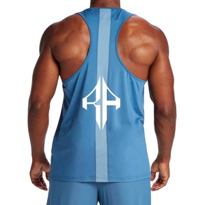 Débardeurs sans manches confortables pour hommes séchage rapide Premium haute qualité 100% coton matériel Logo personnalisé - Product Image 2