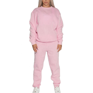 Survêtement de jogging pour femme en coton polaire et polyester confortable de haute qualité - Product Image 2