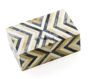 Caja de resina hecha a mano para almacenamiento elegante caja de regalo artística para joyería de Tradebyd - Product Image 1