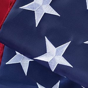 Bandera Estadounidense, Banderas de EE. UU. 4x6 para Exteriores, Hechas en EE. UU., Resistentes al Viento, Bordadas, para Todo Clima, Duraderas, de Nailon Cosido - Product Image 6
