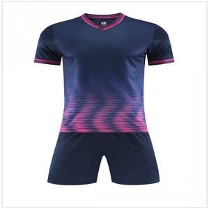 Maillot de football de haute qualité pas cher vêtements de sport respirants avec manches courtes imprimé Design maillot d'équipe pour les sports d'été - Product Image 3