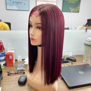 Perruques de cheveux humains Lace Front Transparent Hd de luxe pour les femmes noires perruques Lace Frontal cheveux raides vendeurs de perruques Lace Front - Product Image 4