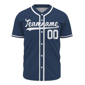 2025 meilleurs maillots de baseball légers personnalisés de qualité dernières conceptions pour les ensembles de garçons de vêtements d'équipe pour hommes en gros - Product Image 2