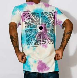 เสื้อยืดคอกลมแขนสั้นผ้าฝ้าย100% พิมพ์ลายกำหนดเองได้ - Product Image 2