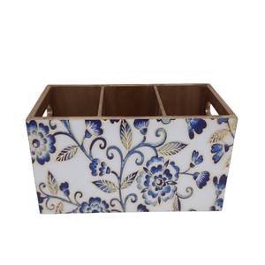 Best Quality <b>Kitchen</b> <b>Utensil</b> Wooden Rectangle Caddy Standing Type Storage <b>Holder</b> for Decoration Also in Bulk - Product Image 1