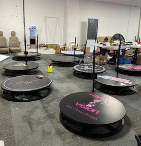 บูธถ่ายภาพแบบพกพา 360 องศา ขนาด 115 ซม. บูธวิดีโอแบบอินฟินิตี้ พร้อมไฟ LED และบูธถ่ายภาพกระจกนิรภัยแบบพกพาขนาด 80 ซม. พร้อมกล้อง - Product Image 2