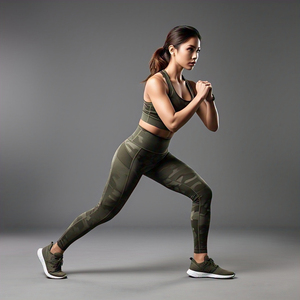 Pantalones de compresión de camuflaje ajustados para entrenamiento sin costuras, ropa deportiva, mallas de ejercicio de Yoga y Fitness con logotipo de realce en la cintura - Product Image 6