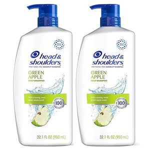 Champú Anticaspa Head & Shoulders, Tratamiento Anticaspa y Cuidado del Cuero Cabelludo con Evidencia Clínica, Aroma a Manzana Verde Fresca, 32.1 Fl Oz, Paquete de 2 - Product Image 3