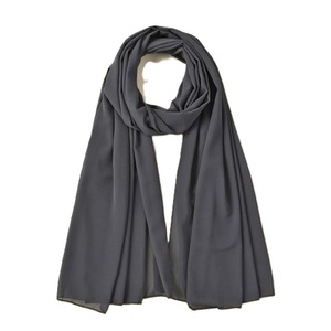 100% Polyester Knitted Plain Solid Custom Colors Pareo Beach Wear Quality Printed <b>Scarf</b> with Custom Sizes for Hijab - Product Image 5