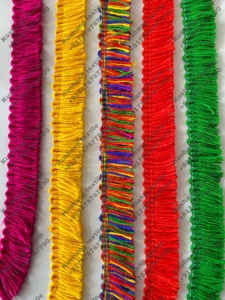 Cotton Wool Lace <b>Fringes</b> Trim Borders Tassels Embroidery for Garments <b>Curtains</b> Decorations-Customized Color & Size Wholesale - Product Image 2