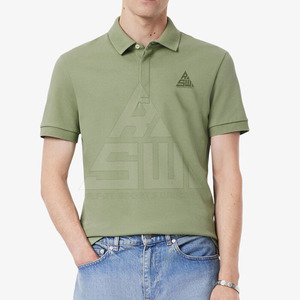 Polo en coton à la mode pour hommes polo respirant évacuant l'humidité parfait pour l'été et l'extérieur - Product Image 1
