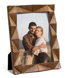 Cadres photo faits à la main Cadre photo en os et corne Cadres photo en bois couleur beige et noir - Product Image 6