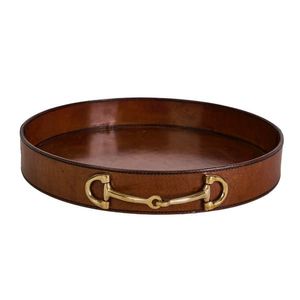 Handcrafted leather tray perfect for presenting wedding favors desserts or <b>beverages</b> in premium <b>settings</b> - Product Image 4