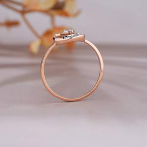 Anillo de moissanita de plata 925 chapado en oro de 14 quilates hecho a mano brillante regalo de boda o aniversario raro con excelente calidad - Product Image 3