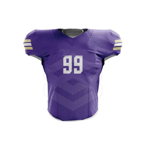 Jersey de Fútbol Americano Personalizado de Alta Calidad para Hombre, Color Personalizado, Transpirable, Impresión por Transferencia de Calor, Opción de Talla Grande - Product Image 4