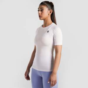 GA Flex Short de compression tricoté à manches courtes blanc - Product Image 3