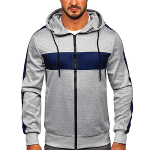 Sudaderas con capucha de invierno para hombre con logotipo personalizado y bordado, gran tamaño, cremallera completa, patrón impreso en 3D, suministro de ropa ODM - Product Image 1