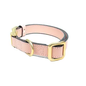 Rose Luxury Leather Dog Collar Pet Accessories Pet Style Dog Collar Suppliers Pet & Dog Collars