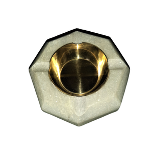 Vela votiva de alambre de cobre para decoración interior, soporte de luz en T de cristal de alta calidad, decoración de color fresco, diseño de temática nocturna - Product Image 4