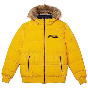 Chaqueta acolchada para hombre hecha a medida más vendida, último diseño con cuello con capucha, tela de lona al mejor precio - Product Image 1