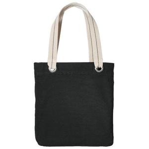 Allie Tote <b>Bag</b> Colorful Cotton Canvas with Durable Interior Lining Eco-Friendly <b>Long</b> Handle for Daily Use Advertising Gifts - Product Image 2